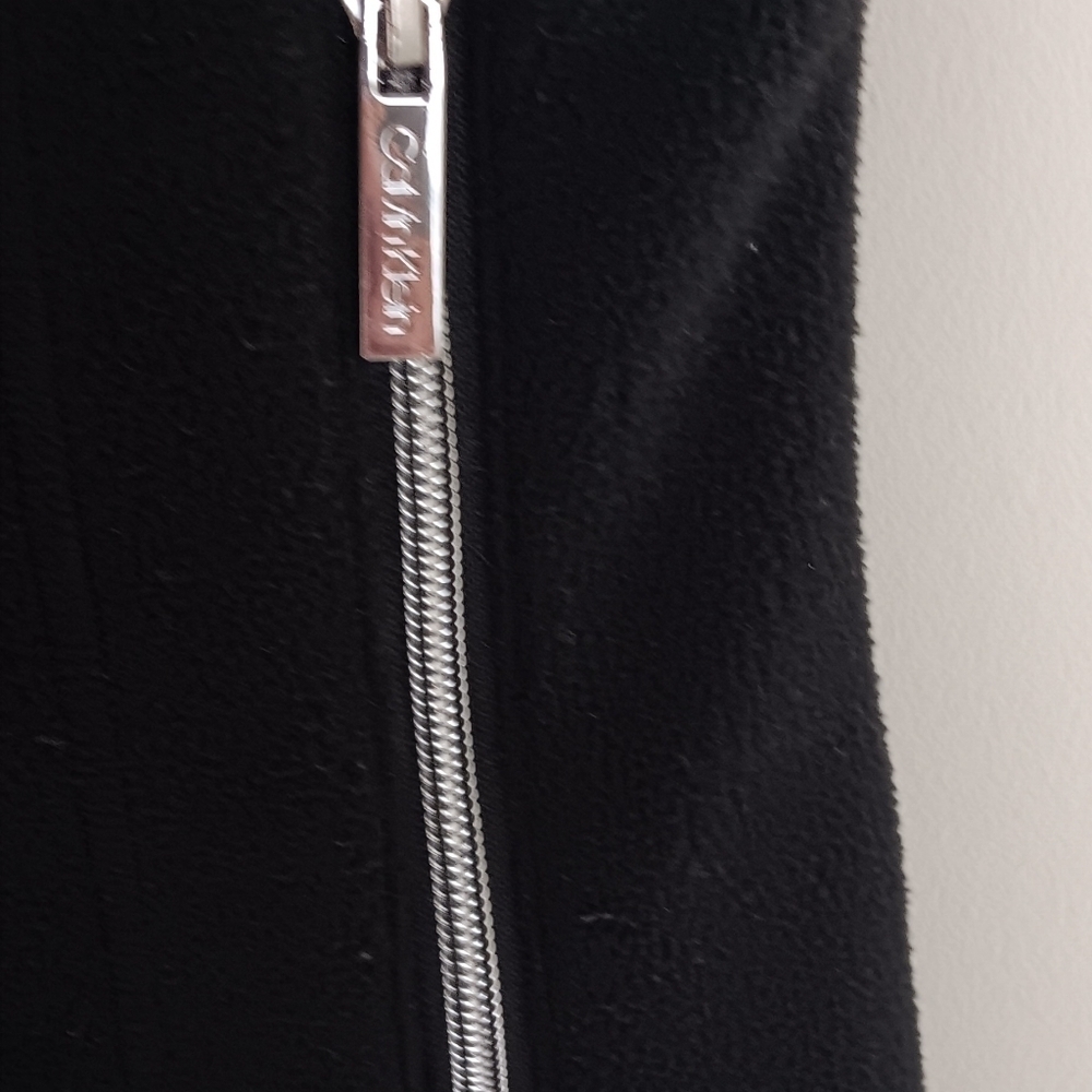 Calvin Klein Performance Black Fleece Zip Up Vest. Size S/P - Picture 5 of 6
